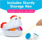 Prextex Find & Match Number Matching Easter Eggs With Hen/Chicken Carrying Case | Baby Toys, Brain Toys, Motor Skills, Sorting Toy, Best Gift | Small Kids, Toddler, Girl, Boy