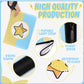 Card Binder 4-Pockets, 400 Pockets Card Holder With 50 Removable Sleeves, Trading Card Collector Zipper Album Holder, Yellow Blu