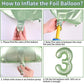 Biapian 40 Inch Sage Green Number 13 Balloons, Large Foil Number 1 & 3 Balloons With 18'' Cream Brown Heart Balloons For 13Th Ye