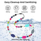 Chew Necklaces For Sensory Kids 2 Pack, Baby Silicone Teething Necklace, Nursing Necklace Breastfeeding Teether Toys, Bpa Free,