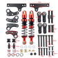 2pcs Cantilever Kit Suspension Shock set For RC Axial scx10-ll 90046 (SCX10 90046-70MM)