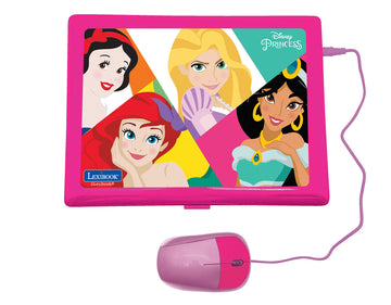 Lexibook, Educational And Bilingual Laptop Spanish/English, Girls Toy With 124 Activities To Learn, Play Games And Music, Pink, Jc598Dpi2