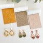 Keoker 3Pcs Polymer Clay Texture Rollers, Crinkled Paper, Cracked Surface, Metal Hammered, Great For Polymer Clay Earrings