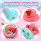 2 Pack Cloud Slime Kit With Red Watermelon And Mint Charms, Scented Diy Slime Supplies For Girls And Boys, Stress Relief Toy For Kids Education, Party Favor, Gift And Birthday
