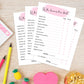 Zedev Who Knows The Birthday, Birthday Party Games, Birthday Party Activity Favor, Set Of 20 Games Cards, Birthday Supplies, Act