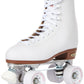 Chicago Skates Women'S And Girl'S Premium Leather Lined Rink Roller Skate - Classic White Quad Skates