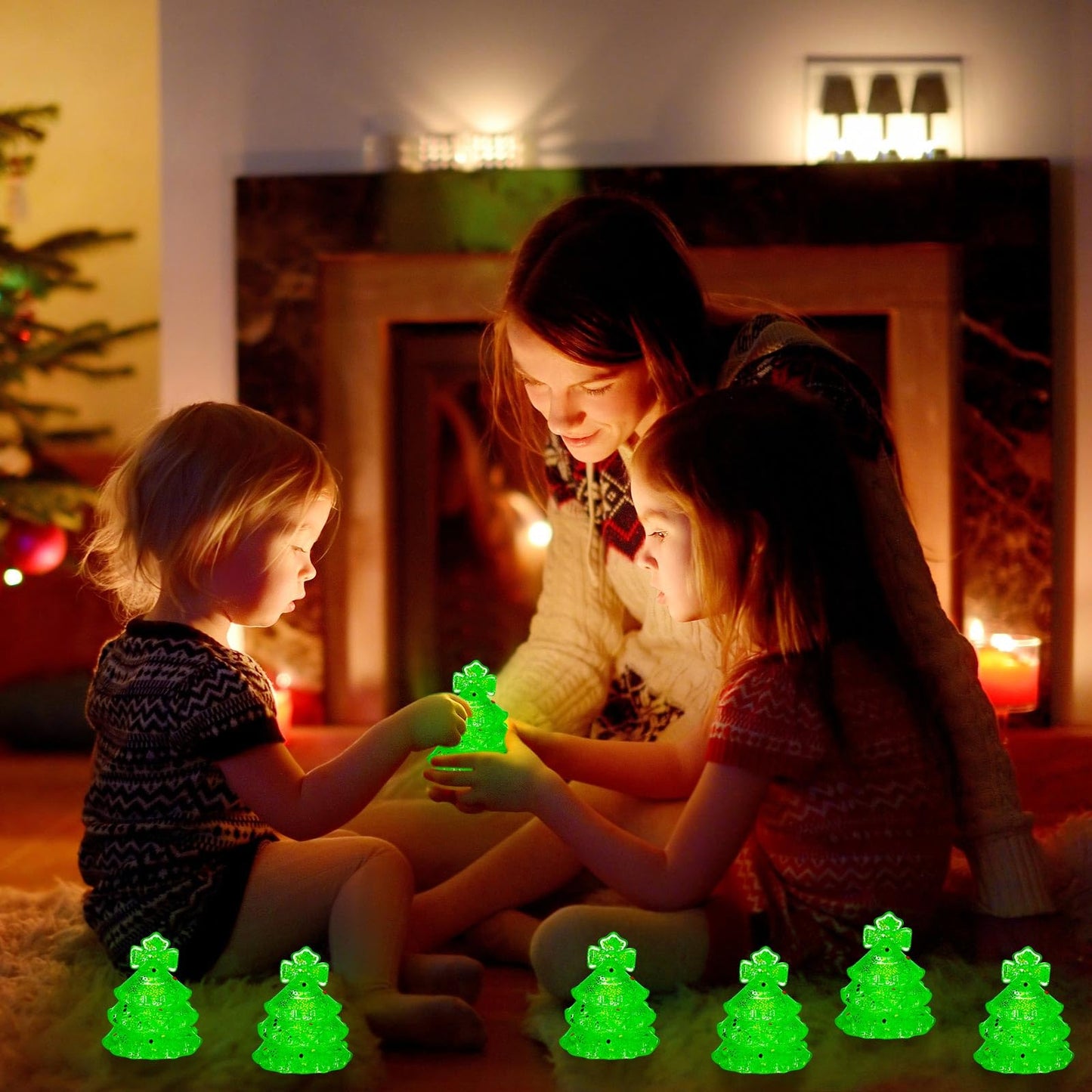 Meooeck 12 Pcs Christmas Tree Stress Relief Toy Christmas Party Favors Stress Balls for mature-themed Toys for Xmas Birthday Party Favors Classroom Goodie Bag Fillers Stocking Stuffer Gifts Supplies