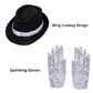 Actlati Dance Star Costume For Kids 80S 90S Pop Stage Halloween Cosplay Costume Set For Boy Hip Hop Role Play Kits 4-9 Years