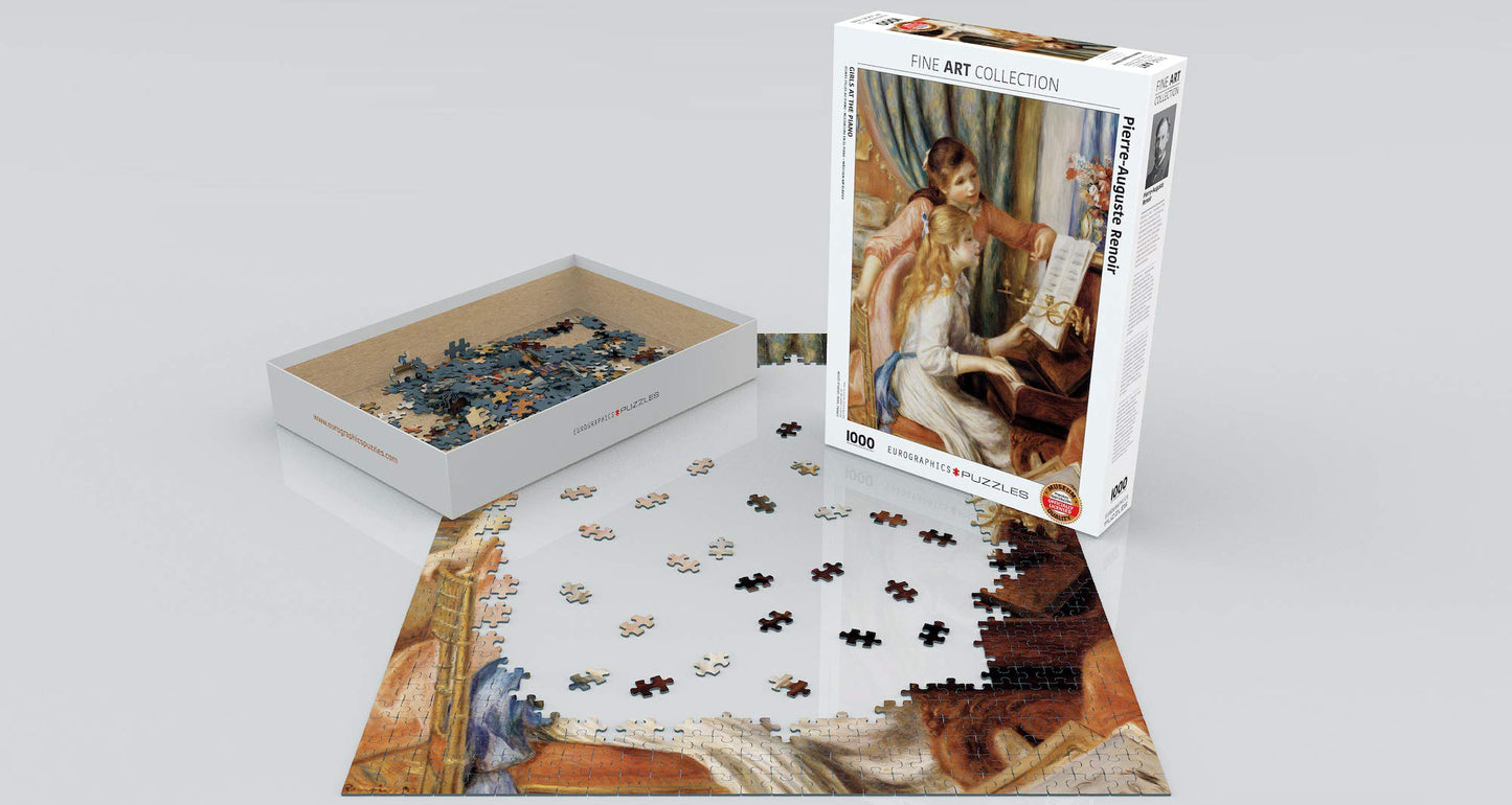 Eurographics Girls At Piano By Pierre Auguste Renoir 1000 Piece Puzzle