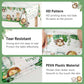 Lopeastar 3Pieces Jungle Safari Tablecloths Animal Print Table Cover, Sage Green Baby Shower Decorations Zoo Birthday Party Supp