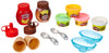 Play-Doh Kitchen Creations Double Drizzle Ice Cream Playset for Kids 3 Years and Up with 2 Drizzle Colors and 4 Classic Cans, No