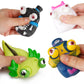 Zaleny 4 Pcs Squeeze Toys Eye Popping Toy Stress Relief Tool Toys for Kids mature-themed Hand Fidget Toys Halloween Party Favors