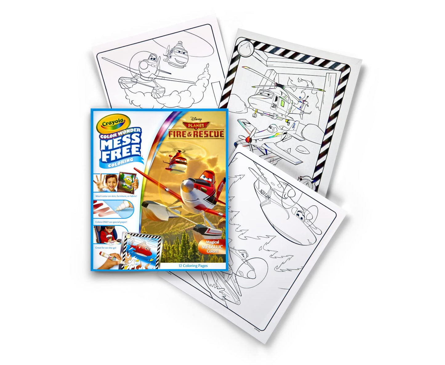 Crayola Color Wonder Refill - 12 Mess Free Coloring Pages, Multi, Model 752476