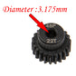 5Pack Sharegoo Steel 48P 3.175Mm Pinion Gear Sets 18T 19T 20T 21T 22T Fit 3.175Mm (1/8-Inch) Shaft Compatible With Arrma Hpi Kyo