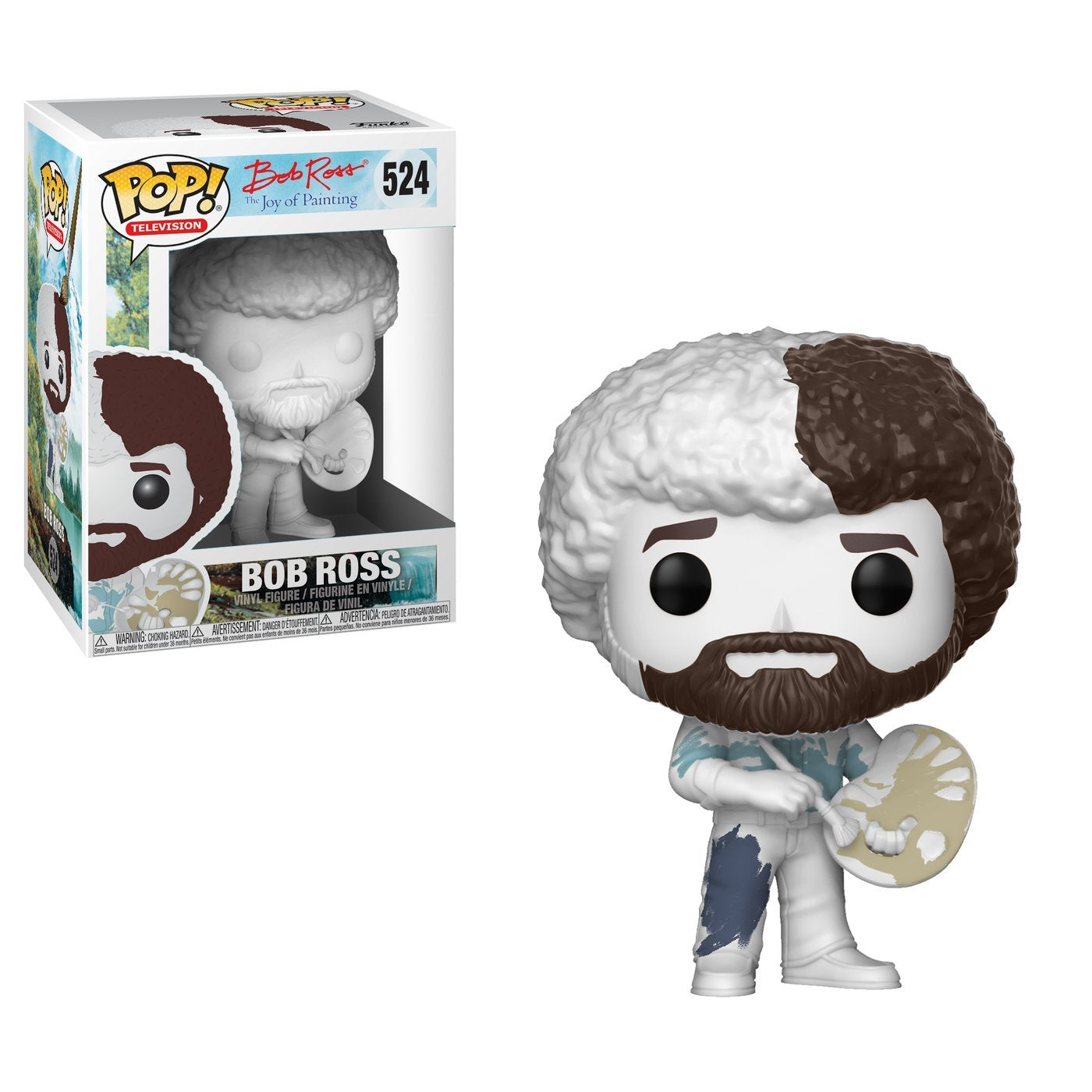 Funko Pop! Bob Ross Diy The Joy Of Painting Vinyl Figure