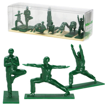 Yoga Joes Series 1 - Comes In 9 Yoga Poses - Packaged In Mini Yoga Decor Box - Yoga Figurines Made Of High Abs Plastic - 1-3 Inches Yoga Statues - Yoga Gifts