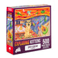 Spicy Scream Jigsaw Puzzle By Exploding Kittens - 500 Pieces Ideal For Adults, Teens, And Kids - A Funny And Artistic Cat-Themed Puzzle