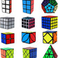 Ahyuan 12 Pack Speed Cube Set - Magic Cubes for Kids & Adults, Includes 1x2x3, 2x2x2, 3x3x3, Pyramid