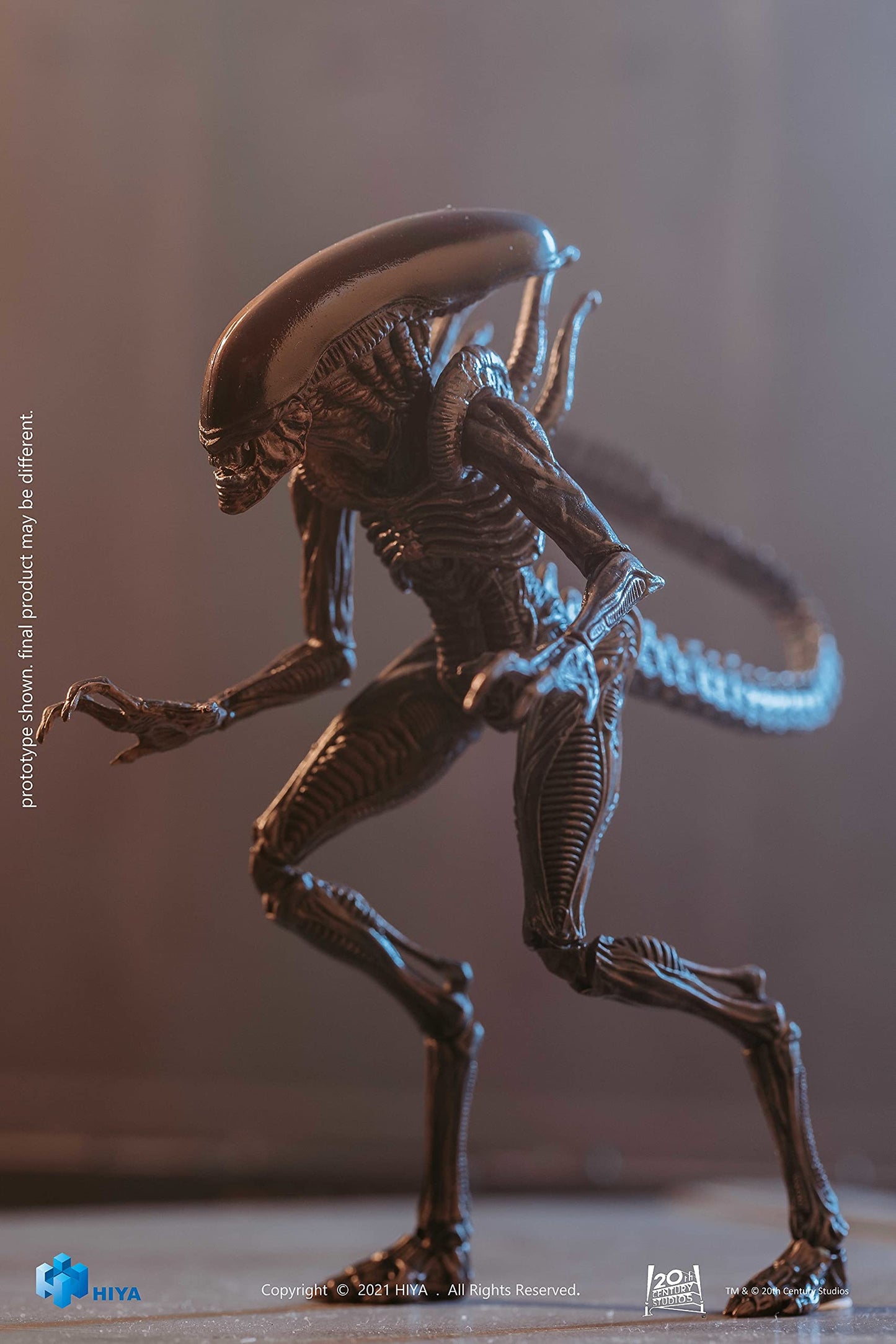 Hiya Toys Alien: Resurrection Lead Alien Warrior 1:18 Scale Action Figure, Multicolor
