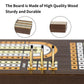Wodgod Cribbage Board Game Set,With 9 Metal Pegs,2 Decks Of Playing Cards,Built-In Magnetic Storage,Instruction Included, Foldab
