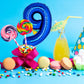 40 Inch Giant Navy Blue Number 19 Balloon, Helium Mylar Foil Number Balloons For Birthday Party, 19Th Birthday Decorations For K