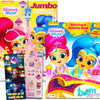 Shimmer and Shine Coloring Book Bundle Set -- 2 Books, Over 50 Stickers, Crayons and Licensed Little Princess Stickers (Shimmer 