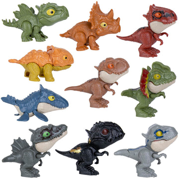 Biting Fingers Dinosaurs Puppets, Jurassic World Dinosaur Toys, Dinosaurs Action Figures Collectibles For 3 4 5 6 7 8 Boys Kids