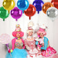 TONIFUL 30Pcs 18 Inch Round Balloons Large Colorful Round Shape Foil Balloons Big Colorful Round Helium Mylar Balloons for Birth