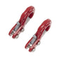 LAFEINA RC Crawler Winch Hooks, Metal Trailer Tow Hook for 1/10 RC Car SCX10 Tamiya CC01 D90 D110 TF2 TRX4 Accessories (Red)