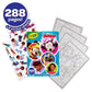 Crayola Disney Coloring Book, Disney Jr. Gift, 288 Pages, Ages 3, 4, 5, 6