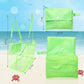 Frienda 6 Pieces Mesh Beach Tote Bag Portable Travel Mesh Bag Large Mesh Beach Bag Toy Organizer Storage Bag Away from Sand for