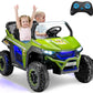 Olakids 2 Seater Ride On Car For Kids, 12V Utv Kids' Electric Vehicles With Remote Control, Spring Suspension, Soft Start, Music Bluetooth Fm, Battery Powered For Ages 3-8 (Green)