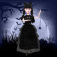 Dbywiub 11.5 Inch Girls Black Dolls, Soft Body & Black Hair, Black High Heels, Black Dress & Accessories