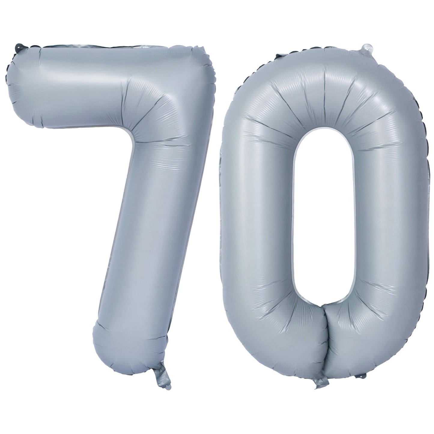 40 In Matte Gray Number Balloons Helium Foil Mylar Balloon Birthday Party Banquet Decoration 70