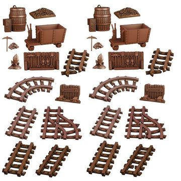 Mantic Games Miniature Game: Terrain Crate - Abandoned Mine Expansion Pack