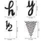 Boao Pre- Strung Half Birthday Decorations Set 6 Months Happy 1/2 Birthday Banner, Glitter 1/2 Half Year Cake Topper, Triangle F