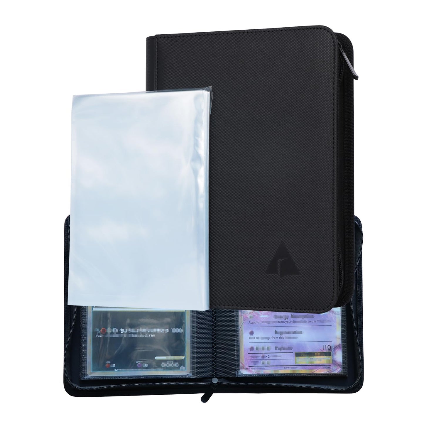 Rayvol Jumbo Card Binder Size Xl, Fits 80 Xl Jumbo Cards -Includes 80 Sized Xl Penny Sleeves, Ringless Jumbo Card Binder For Ove