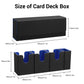Foteemo Card Deck Box For Mtg, 4 In 1 Commander Deck Box Deck Box With Dice Tray Trading Card Deck Storage Box Holding 300+ Slee