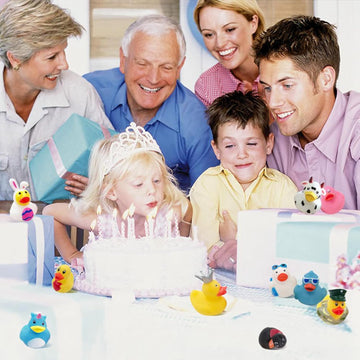 XY-WQ Rubber Duck 30 Pack for Jeeps Bath Toy Assortment - 2.3 Inch Bulk Floater Duck for Kids - Baby Showers Accessories - Party