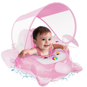 Eaglestone Pool Float With Canopy, Swimming Pool Float, Baby Pool Float 3-36 Months, Fun Gifts Pool Toys For Pool Game, Baby Flo