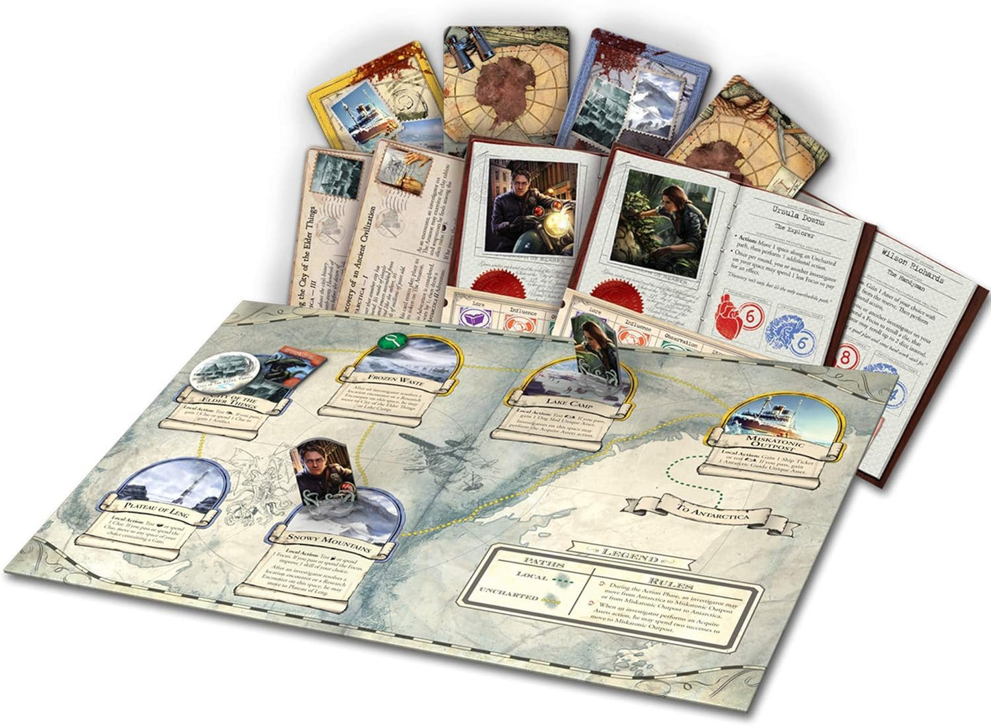 Fantasy Flight Games Eldritch Horror Strange Remnants Expansion | Cooperative Board Game | 1-8 Players | Ages 14+ | Avg. Playtime 2-4 Hours