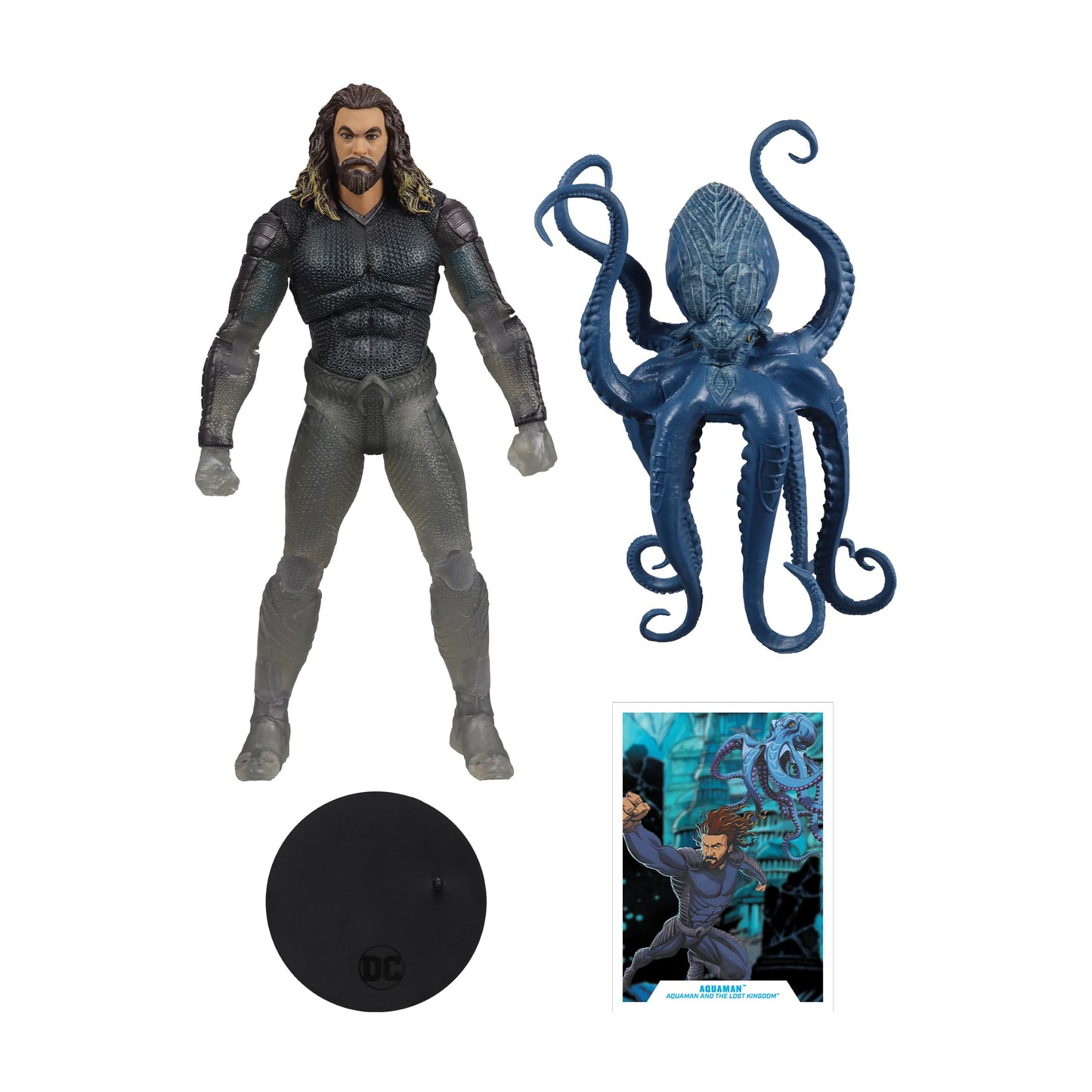Mcfarlane Toys Dc Multiverse Aquaman Stealth Suit With Topo 7-Inch Action Figure Gold Label - Incredibly Detailed King Of Atlantis With Ultra Articulation And Collectible Art Card