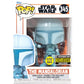 POP Star Wars: The Mandalorian - Mandalorian (Din Djarrin) Hologram Glow-in-The-Dark limited availability Funko Vinyl Figure (Bundled with Compatible Box Protector Case)