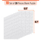 Mr. Pen- Blank Puzzle, 10 Pack, 28 Pieces/Pack, 5.5' X 8.1', White Puzzle, Blank Puzzles To Draw On, All White Puzzle, Blank Puzzle Pieces To Write On, Blank Jigsaw Puzzle Pieces