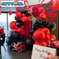 Cyttokl Red And Black Balloons 12 Inch 100 Pack Red Black Latex Helium Balloons For Birthday Wedding Baby Shower Party Decoratio