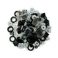 Wheels And Axles Sets Tires, 102 Car Parts And Pieces, Windshield Steering Wheel Chassis Bricks Educational Toys