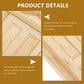 Zerodeko Dollhouse Door 1 12 Scale, Mini Wooden Door, Dollhouse Front Door 1 12 Scale, Mini Wooden Door for Dolls DIY Dollhouse