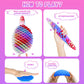 Fidget Worm Toy,3D Printing Elastic Worm Fidget Toys For Adults Kids,Squeeze Sensory Toys For Kids With Autism,Autism Sensory Pr