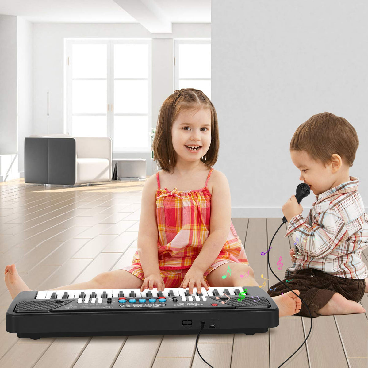 Portable Electronic Piano Keyboard