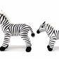 Ice King Bear Mom And Baby Stuffed Animals Set Zoo Wild Animals (Zebra)